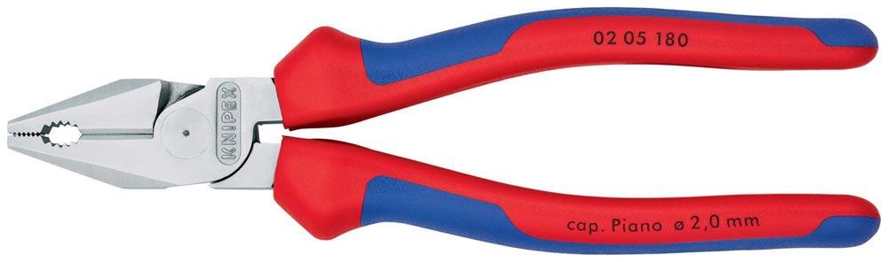 Kraftkombizange Länge 180 mm verchromt 3K-Comfort-Griff