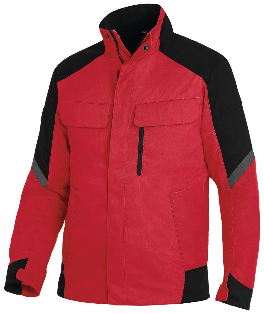 Arbeitsjacke FRANK, rot-schwarz Gr. M Arbeitsjacke FRANK, rot-schwarz Gr. M