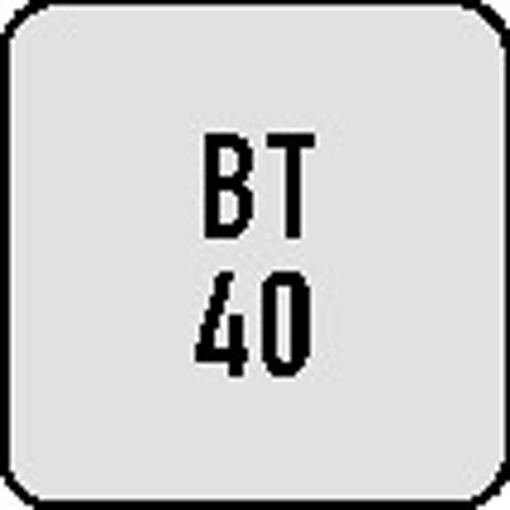Anzugsbolzen JIS B 6339 BT40 mit Bohrung 45 Grad
