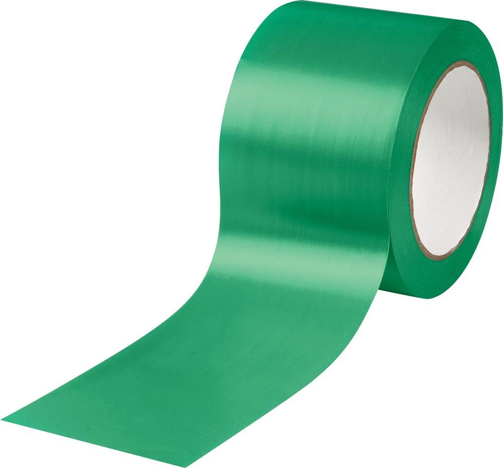 Bodenmarkierungsband Easy Tape PVC grün Länge 33 m Breite 75 mm Rolle