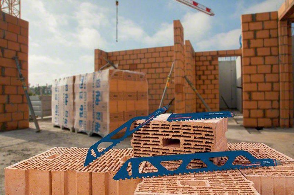 Säbelsägeblatt Expert Hollow Brick Länge 300 mm Breite 50 mm Zahnteilung TPI 2 12,7 mm S-Schaft 1 Stück / Karte