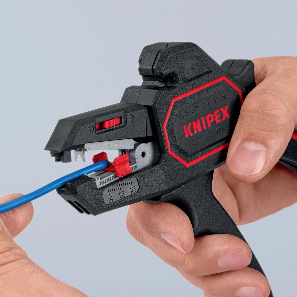 Automatikabisolierzange Länge 180 mm 0,2 - 6 (AWG 24 - 10) mm Automatikabisolierzange Länge 180 mm 0,2 - 6 (AWG 24 - 10) mm