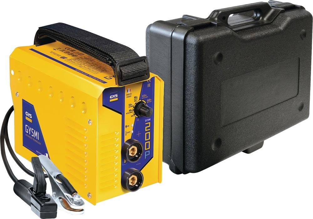 Elektrodenschweißgerät GYSMI 200P mit Zubehör 10 - 200 A Elektrodenschweißgerät GYSMI 200P mit Zubehör 10 - 200 A
