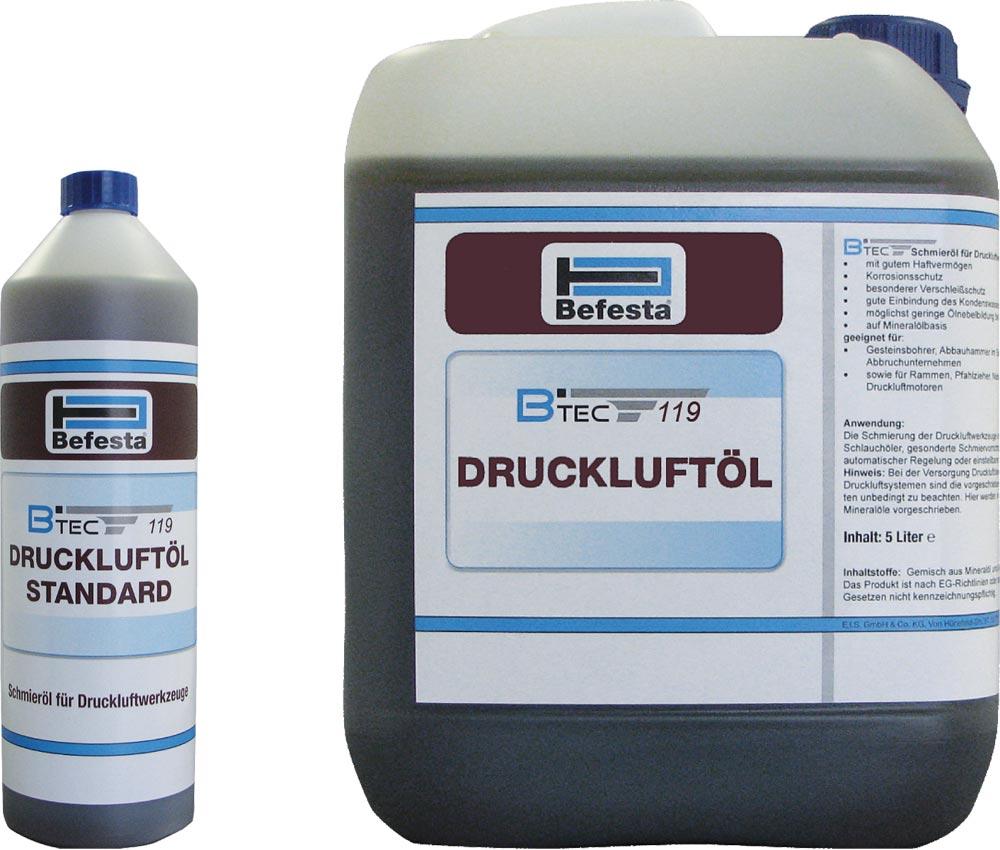 Standard-Druckluftöl Btec 119 5 l-Kanister
