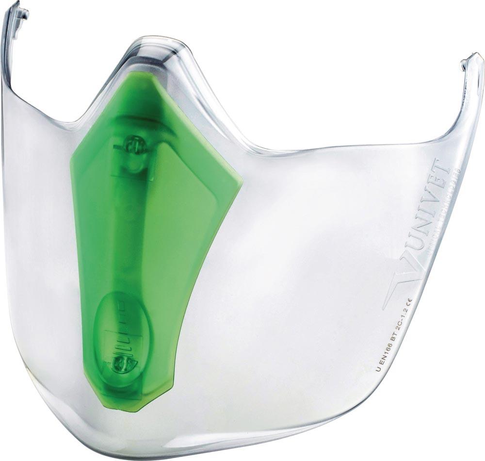 Visier 6x3 Polycarbonat Visier: getönt einstellbares Belüftungssystem EN 166b, EN 170