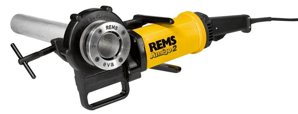 REMS Elektrische Handschneidkluppe 1700 Watt bis 2 im Koffer Rems Amigo 2 Set