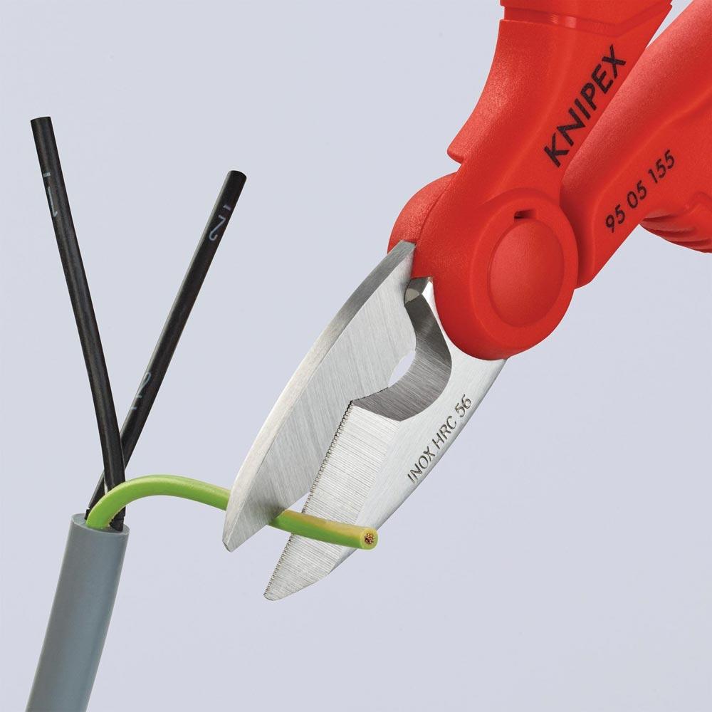 Elektriker-/Handwerkerschere Länge 155 mm 2-K.-Hüllen Elektriker-/Handwerkerschere Länge 155 mm 2-K.-Hüllen