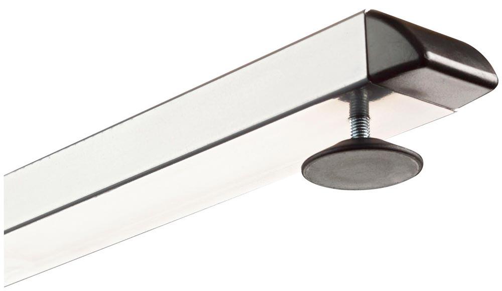 Schreibtisch, BxTxH 1200x800x650-850 mm, höhenverstellbar, C-Fuß-Gestell, Platte ahorn
