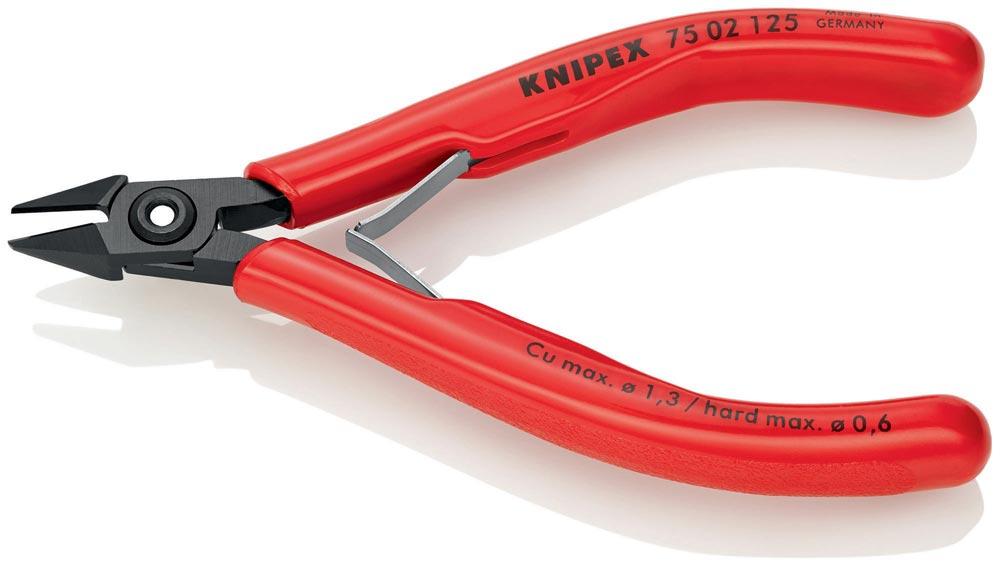 Elektronik-Seitenschneider Länge 125 mm Form 0 Facette ja