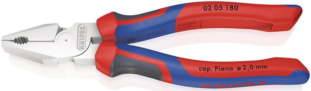 Kraftkombizange Länge 180 mm verchromt 3K-Comfort-Griff