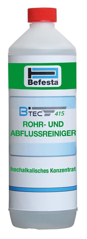 Rohr- und Abflussreiniger Btec 415 1 l-Flasche