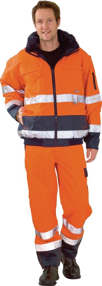 Warnschutz-Comfortjacke Größe M orange/marine