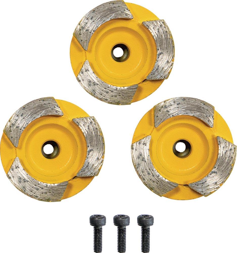 Diamantschleiftellerset Diamant Beton