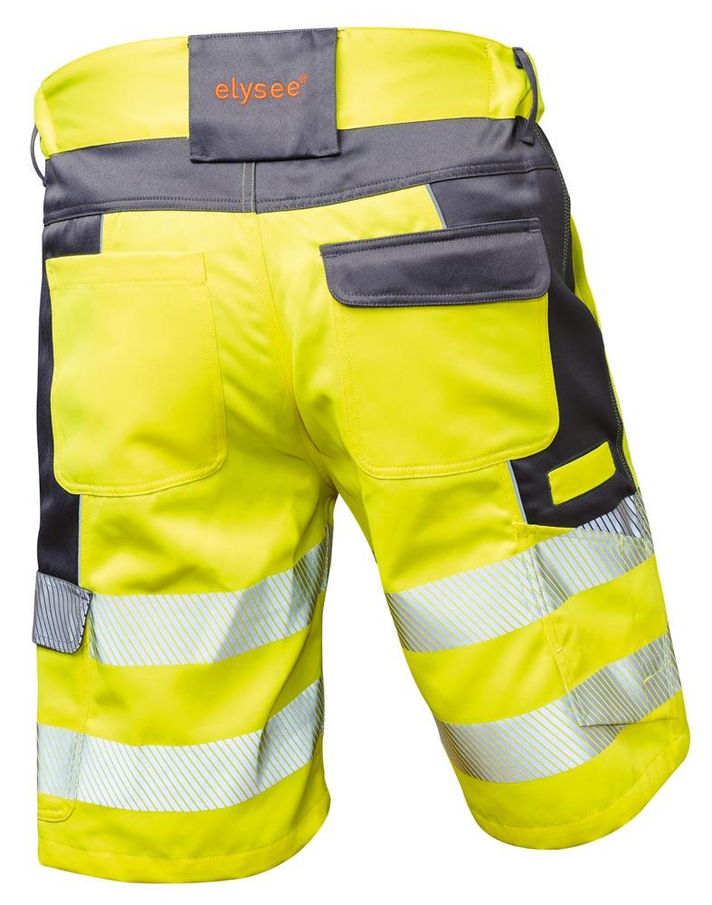 Warnschutz-Short Corsica, Farbe HiVis gelb/grau, Gr. 48