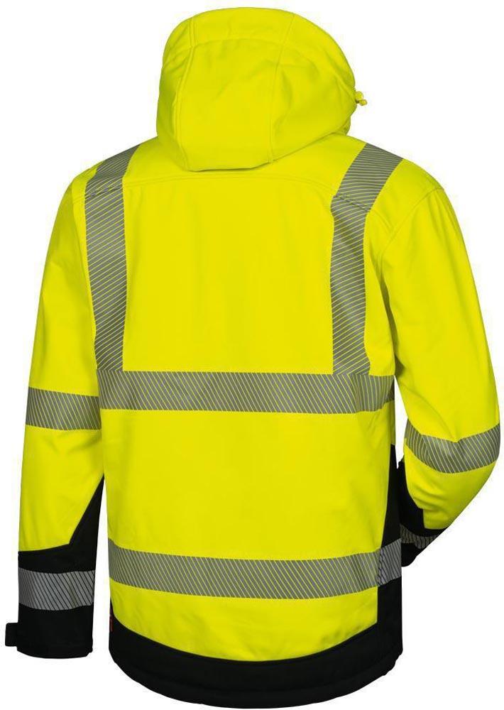 Winter-Warnschutz-Softshelljacke Melvin Größe L gelb/schwarz