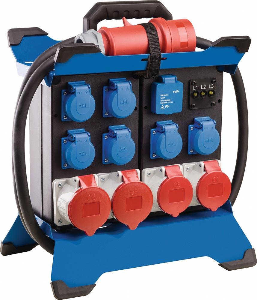 CEE-Standstromverteiler STECKY DUO 3 CEE-Stecker 400V, 32 A, 5-polig