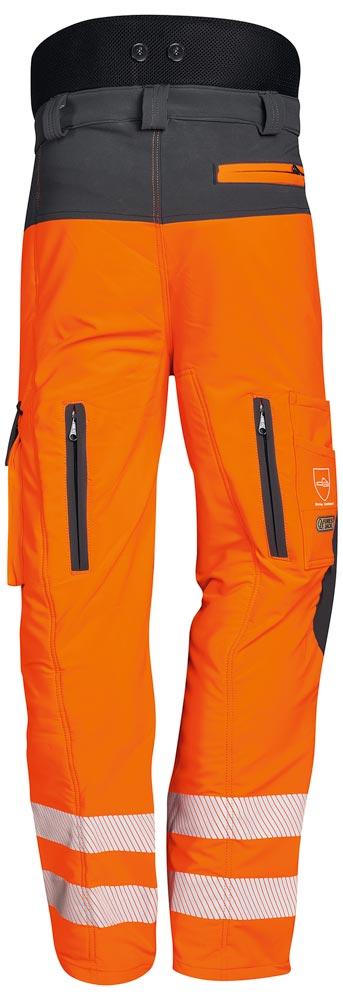 Stretch-Bundhose, Farbe orange/grau, Gr. 54/56
