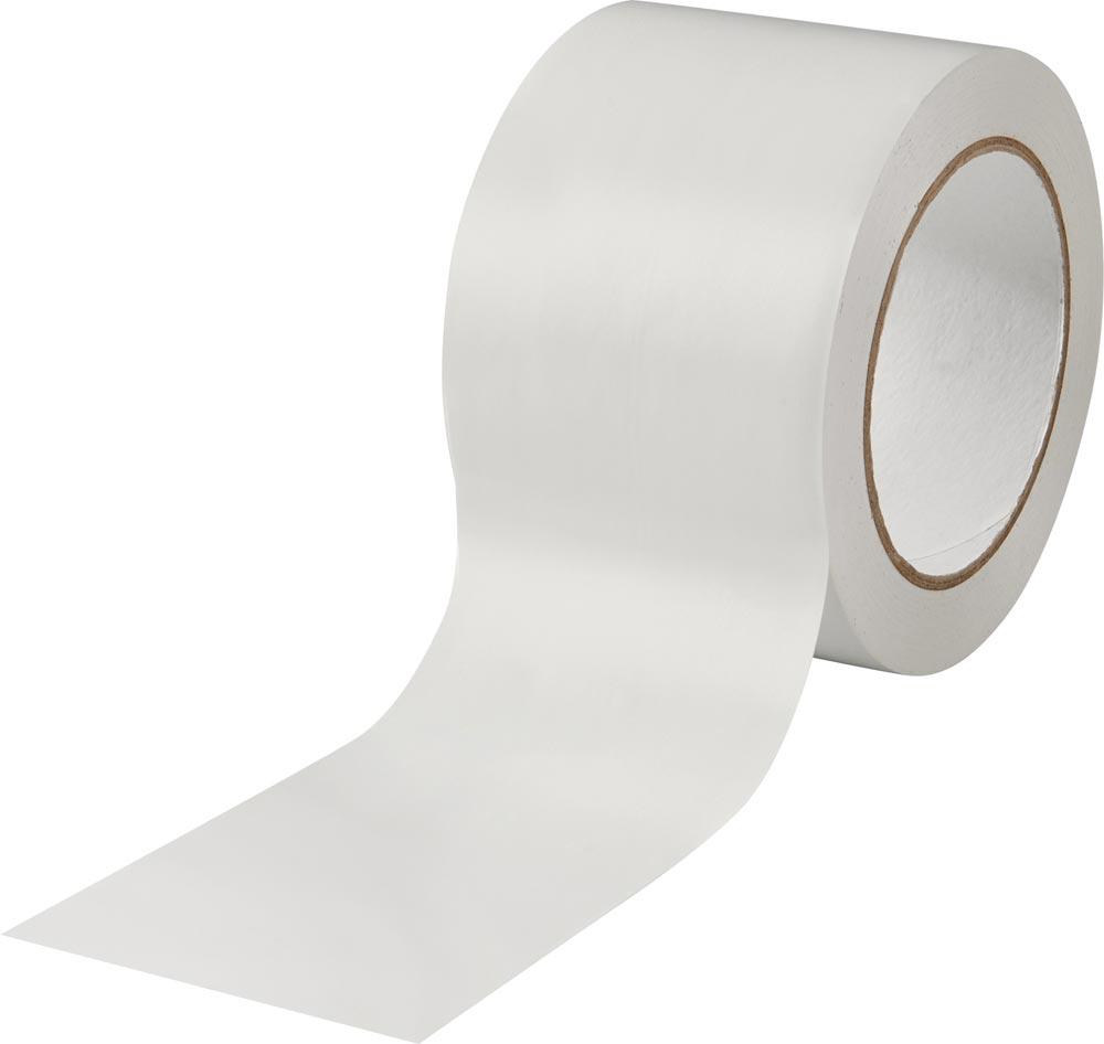 Bodenmarkierungsband Easy Tape PVC weiß Länge 33 m Breite 75 mm Rolle