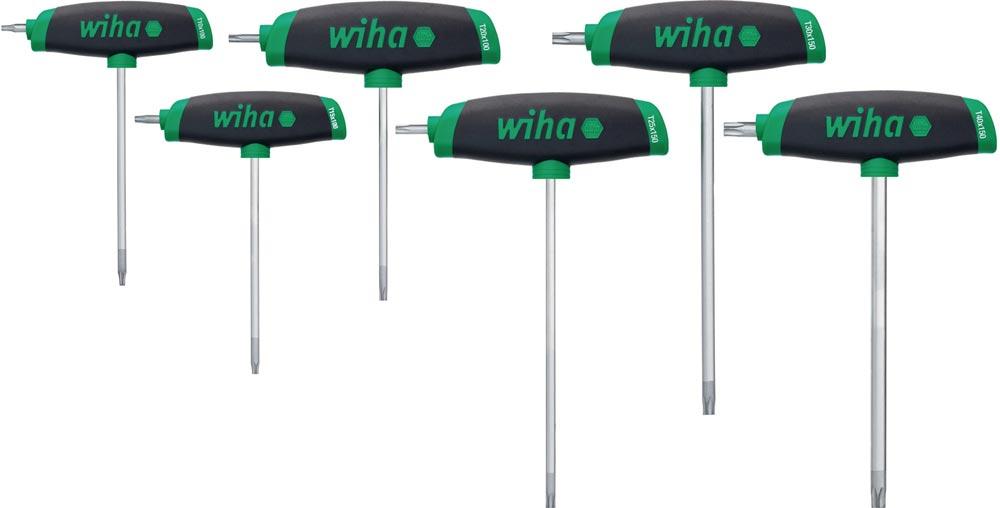 Schraubendrehersatz mit Quergriffen 364DSK T10-T30 TORX® mit Seitenabtrieb 6-teilig