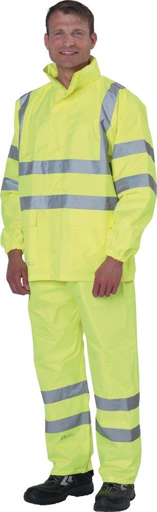 Warnschutzregenhose Größe XL gelb