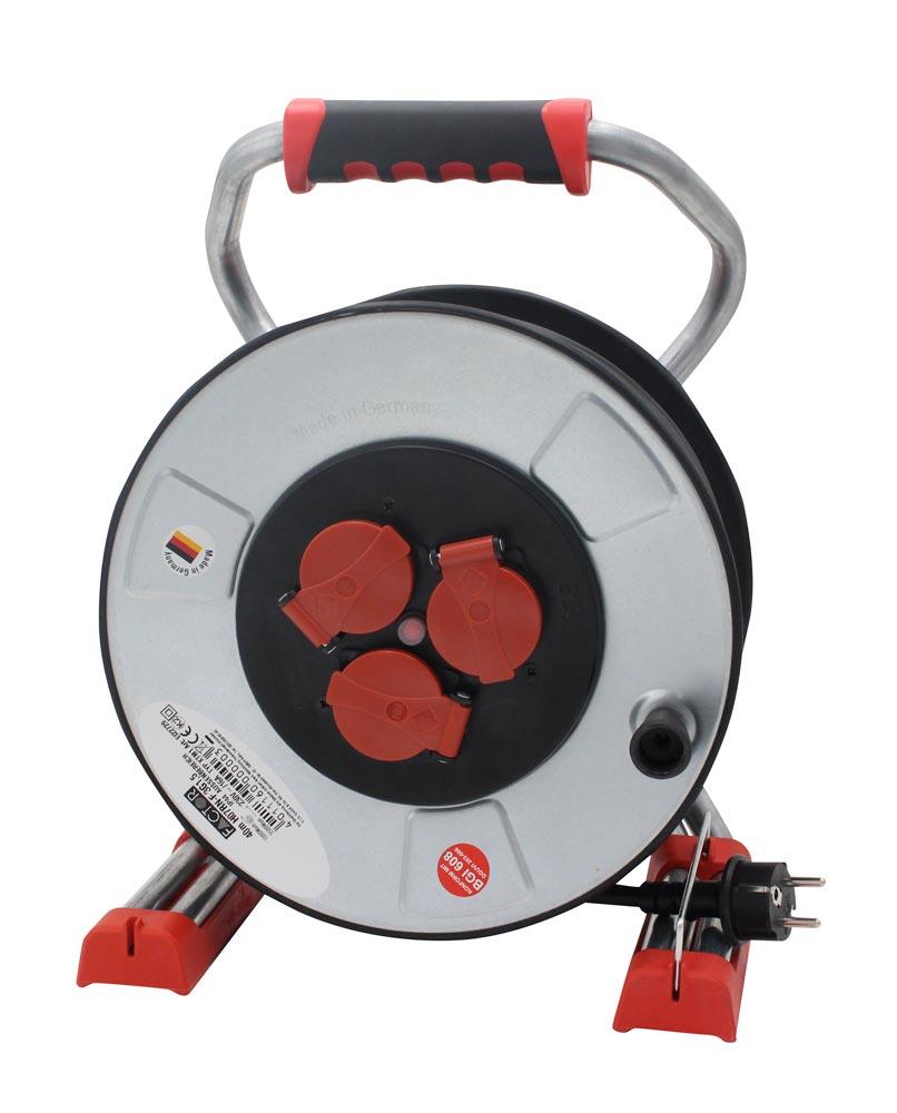 Stahlblech-Kabeltrommel 40 m 230 V H07RN-F 3G1,5 mm Stahlblech-Kabeltrommel 40 m 230 V H07RN-F 3G1,5 mm