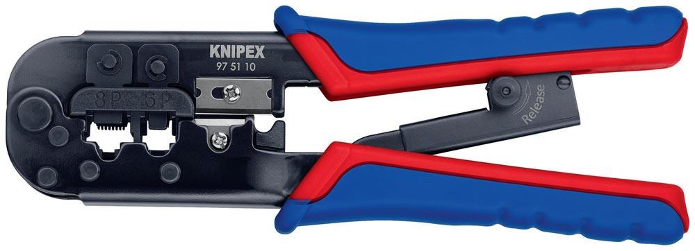Crimpzange für Westernstecker Länge 190 mm