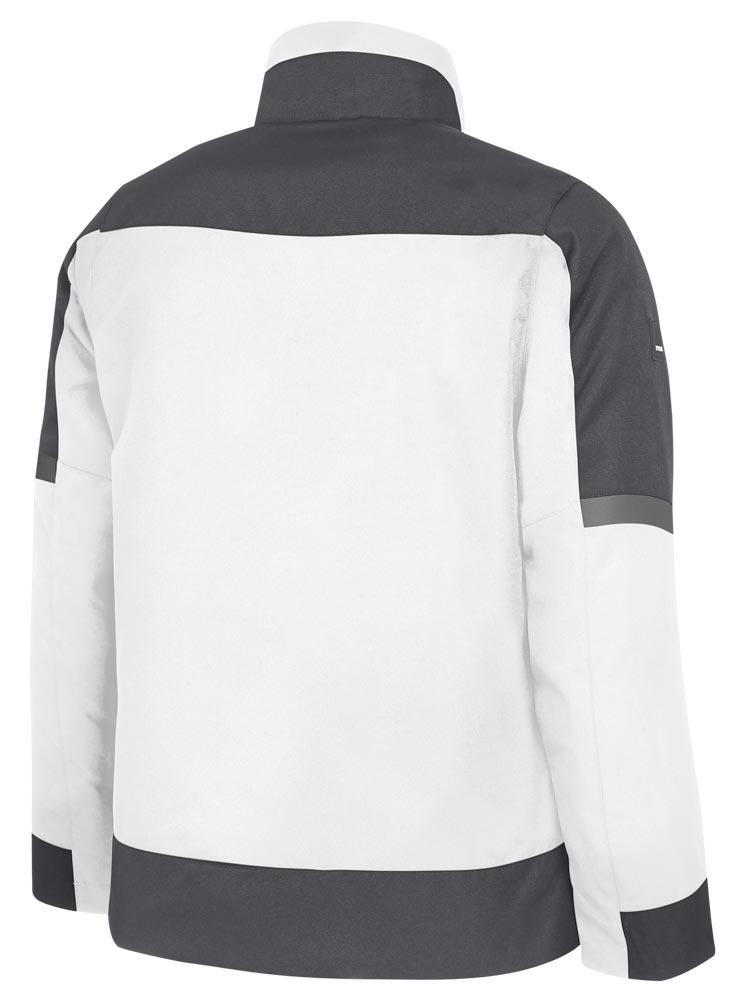 Winter-Arbeitsjacke LARS, weiß-anthrazit Gr. 5XL