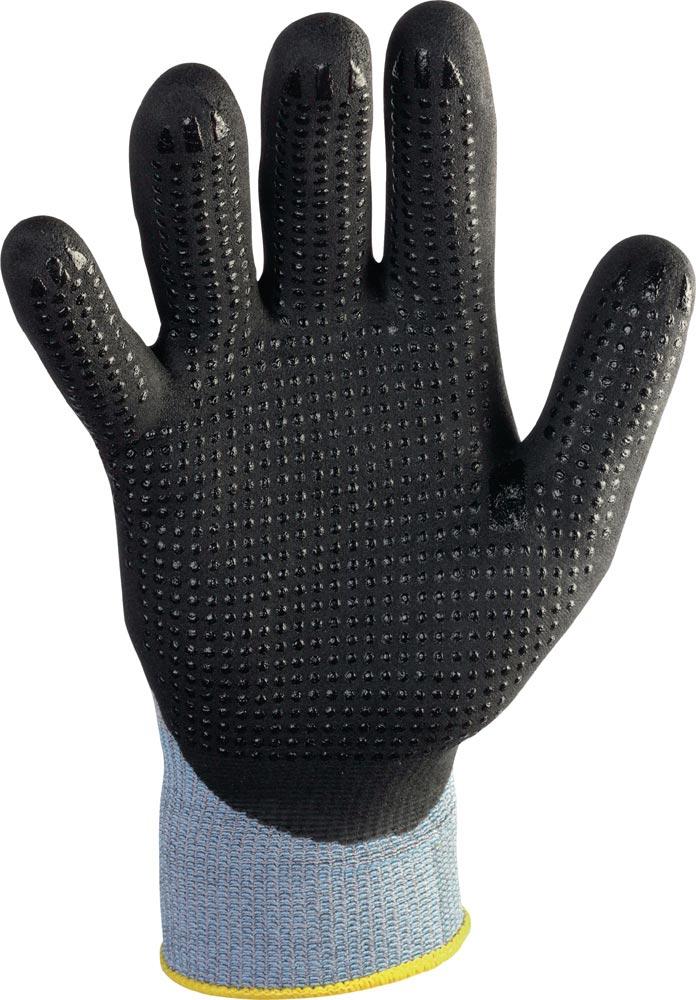 Handschuhe Flex N Größe 9 grau/schwarz EN 388 PSA-Kategorie II