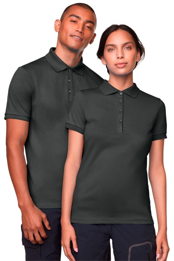 COTTON TEC Poloshirt anthrazit, Gr. 3XL