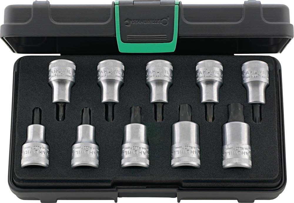 Steckschlüsselsatz 54TX/10 10-teilig 1/2  T20 - T60