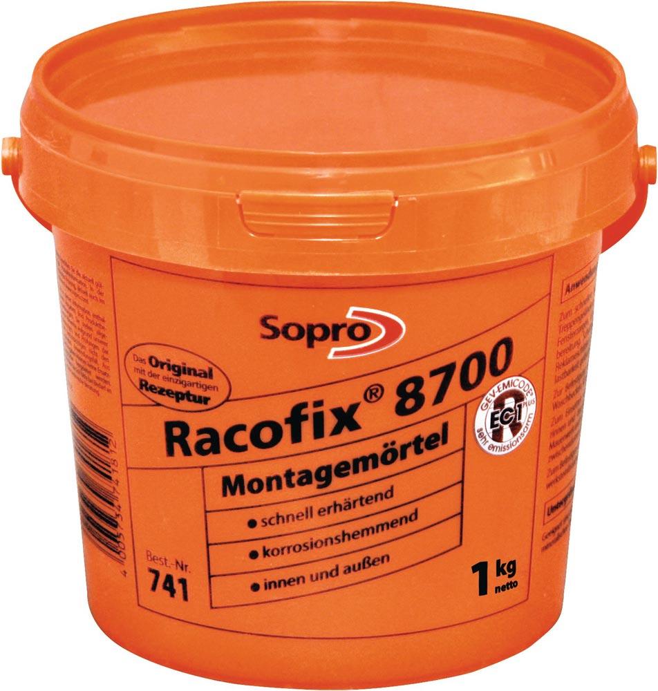 Montagemörtel Racofix® 8700 1:3 Raumteile (Wasser/Mörtel) 5 kg Eimer