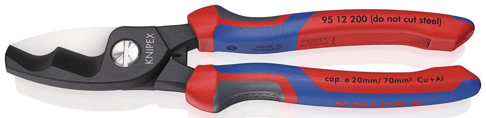 Kabelschere Länge 200 mm Comfort-Griffe