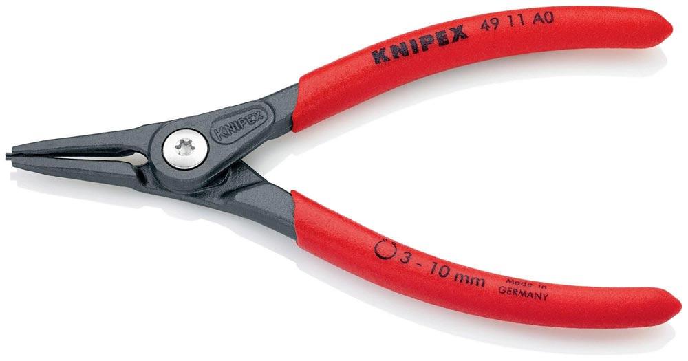 Präzisionssicherungsringzange A 0 für Wellen Ø 3 - 10 mm Länge 140 mm