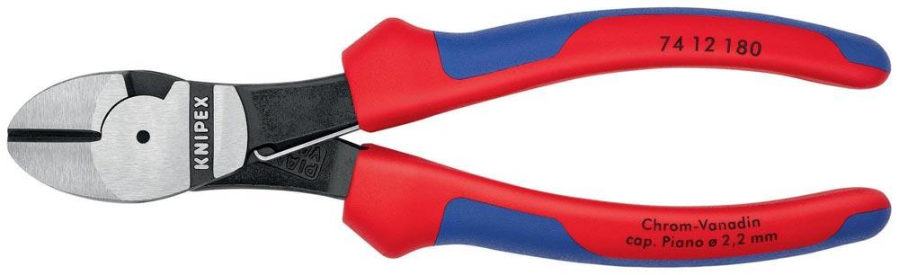Kraftseitenschneider Länge 180 mm poliert Form 1 Mehrkomponenten-Hüllen