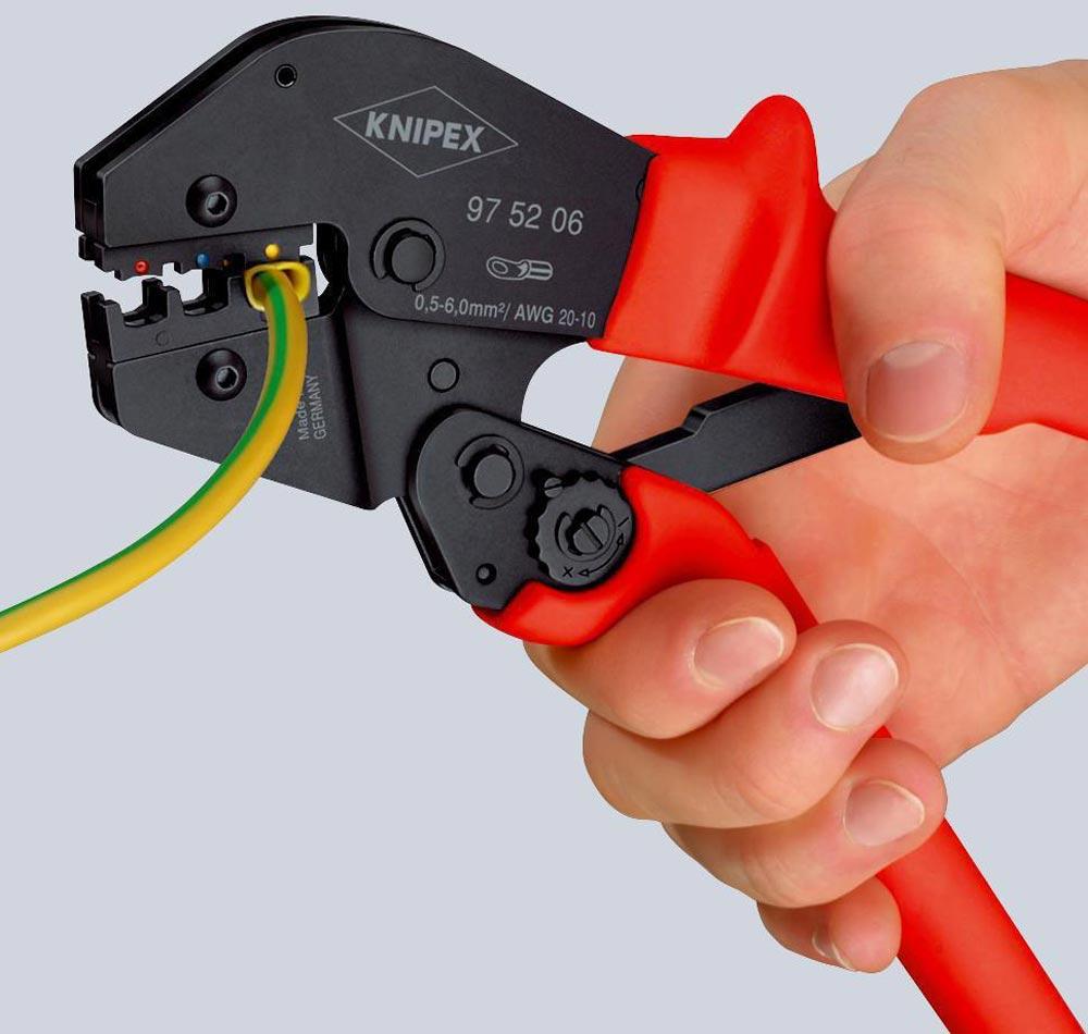 Crimpzange Länge 250 mm 0,5- 6 (AWG 20 - 10) mm 565 g