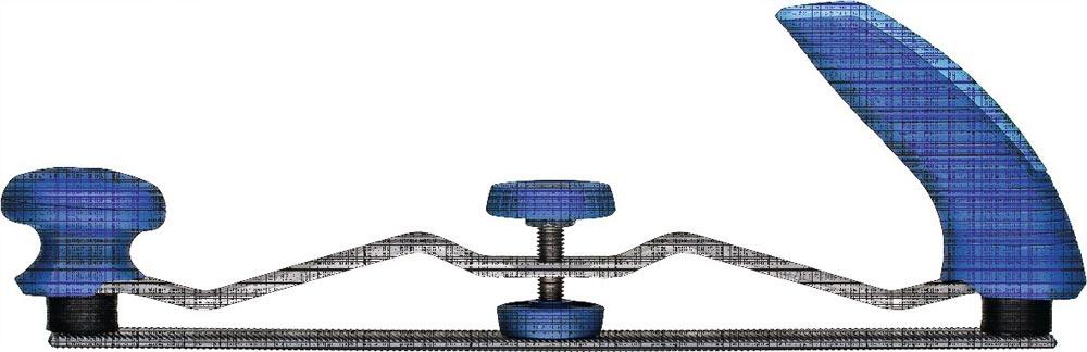 Karosseriefeilenblatthalter Länge 350 mm stufenlos verstellbar