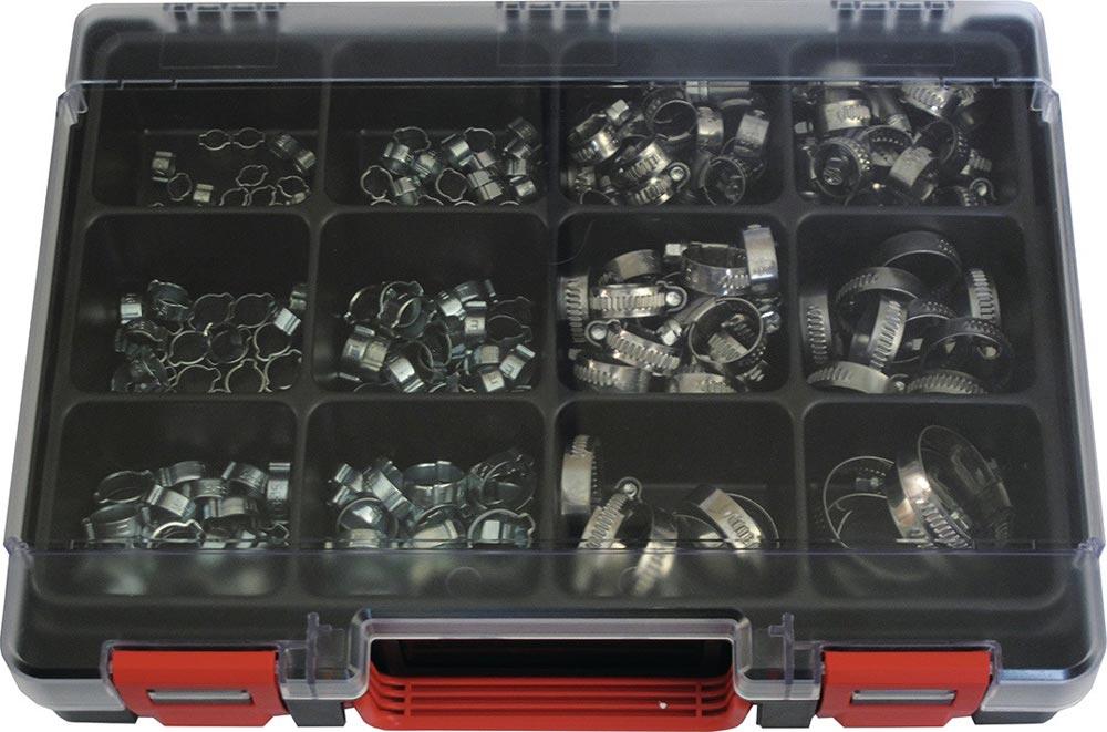 Schlauchschellensortiment 257-teilig