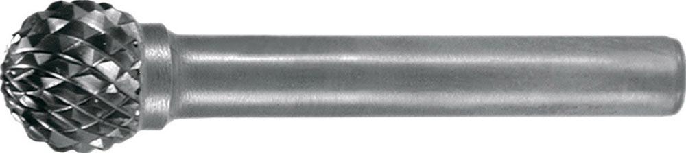 Frässtift KUD Ø 12 mm Kopflänge 11 mm Schaft-Ø 6 mm Hartmetall Verzahnung Kreuz
