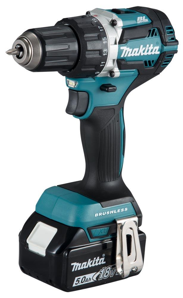 MAKITA Akku-Bohrschrauber DDF 484 RTJ, 18,0 V 2 x 5,0 Ah im MAKPAC