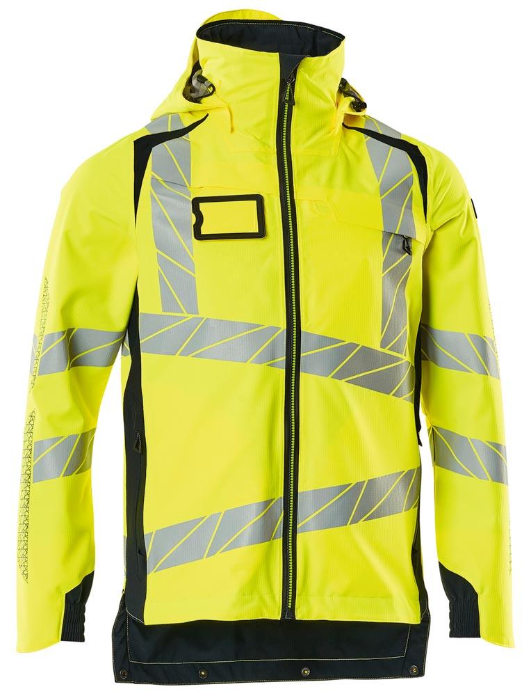 Warnschutz-Hard-Shell-Jacke Accelerate Safe, Farbe HiVis gelb/schwarzblau, Gr. 2XL Warnschutz-Hard-Shell-Jacke Accelerate Safe, Farbe HiVis gelb/schwarzblau, Gr. 2XL
