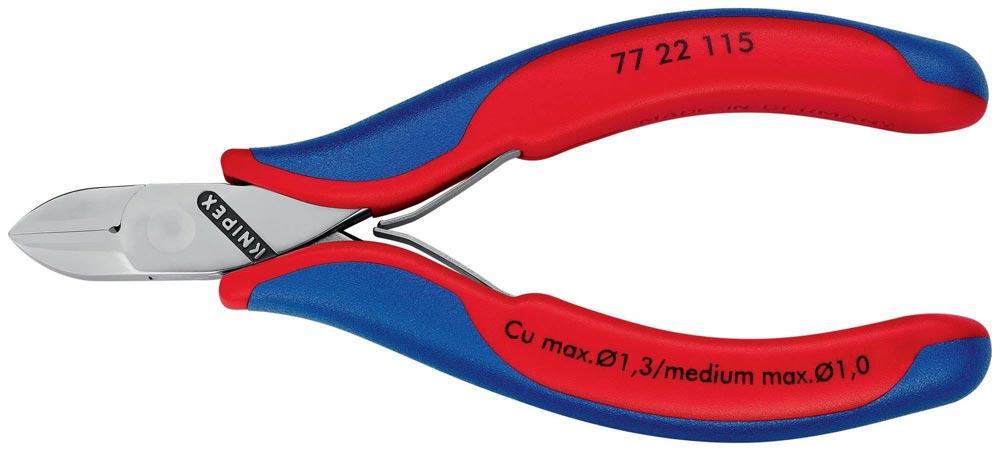 Elektronik-Seitenschneider Länge 115 mm Form 2 Facette nein Mehrkomponenten-Hüllen spiegelpoliert