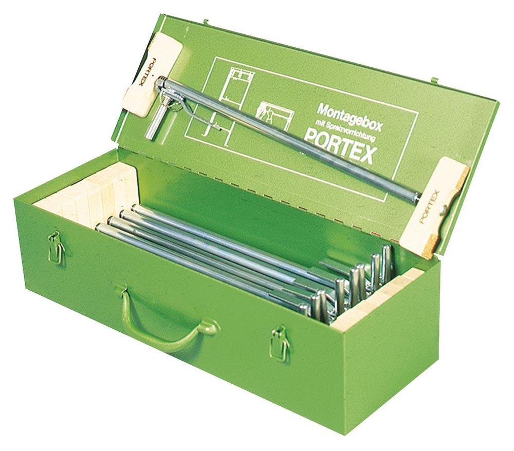 Spreizvorrichtung PORTEX Spannbereich 575 - 1000 mm 9 Stück / Montagebox
