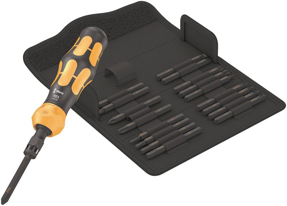 Schraubendrehersatz KK 900 Set 1 19-teilig PH/PZD/TX/6-Kant/Schlitz Mehrkomponentengriff Sechskantklinge