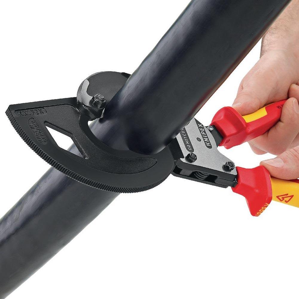 Kabelschneider Gesamtlänge 320 mm max. 60 (600 mm) mm poliert Mehrkomponenten-Hüllen VDE Kabelschneider Gesamtlänge 320 mm max. 60 (600 mm) mm poliert Mehrkomponenten-Hüllen VDE