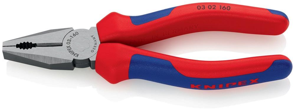 Kombizange Länge 160 mm poliert Comfort-Griffe