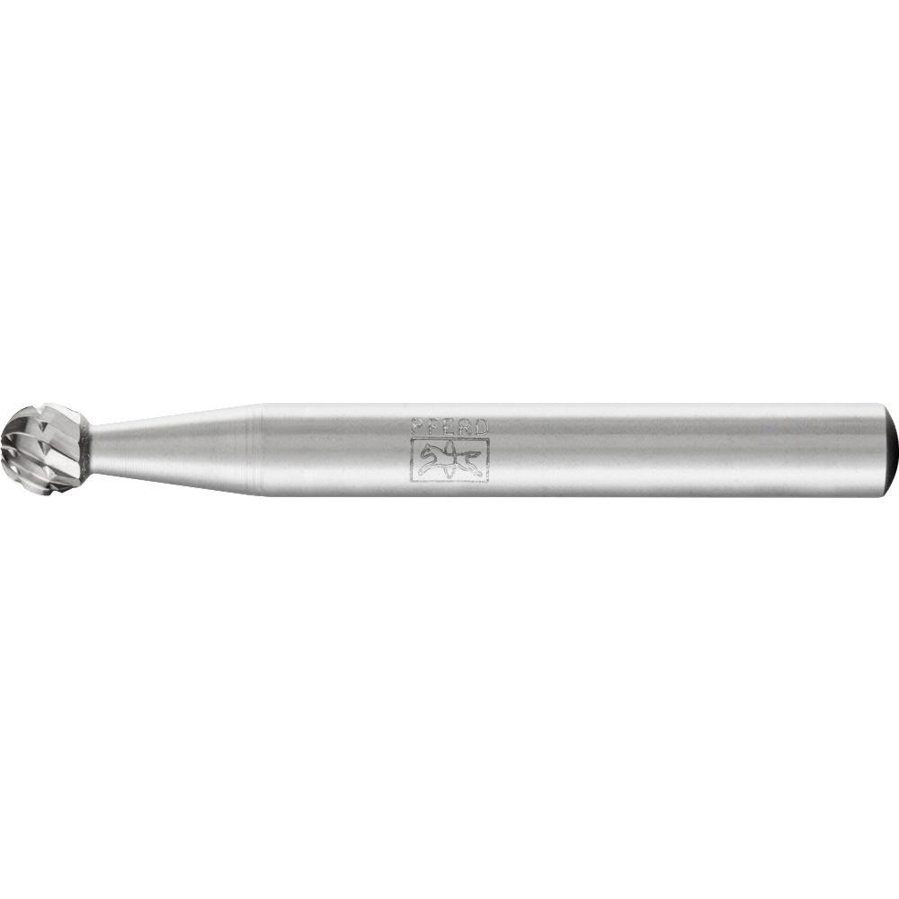 Frässtift KUD Ø 6 mm Kopflänge 5 mm Schaft-Ø 6 mm HSS Verzahnung 3