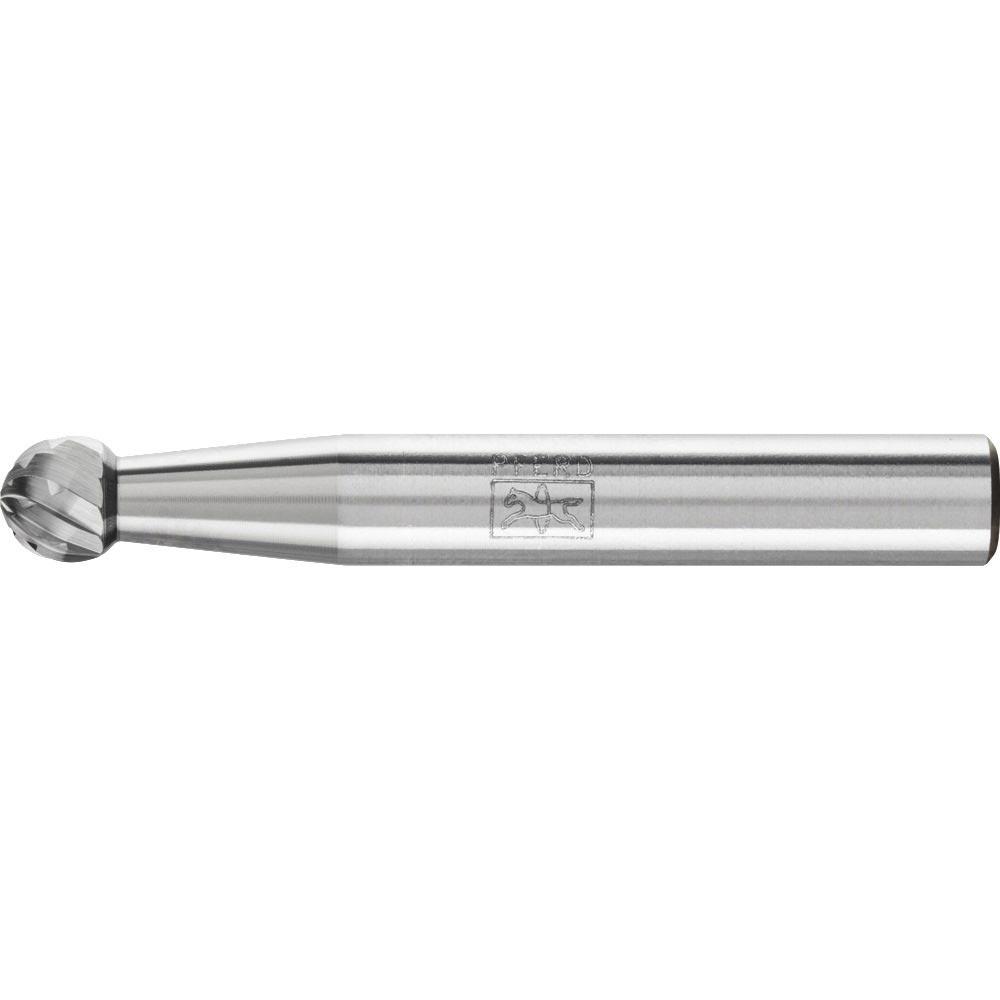 Frässtift KUD Ø 6 mm Kopflänge 5 mm Schaft-Ø 6 mm Hartmetall Verzahnung 3 PLUS