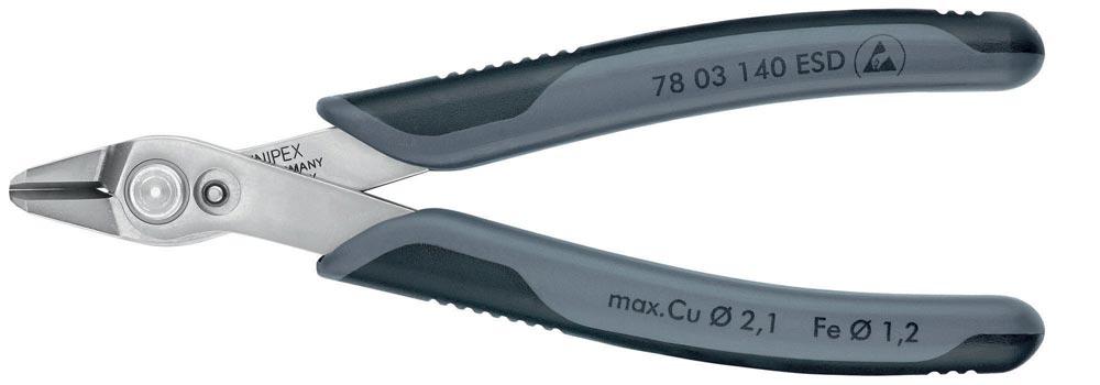Elektronik-Seitenschneider Super-Knips® Länge 140 mm Facette nein poliert