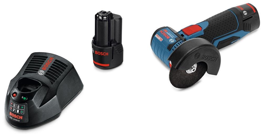 BOSCH Akku-Winkelschleifer GWS 12V-76  (2x 3,0 Ah)