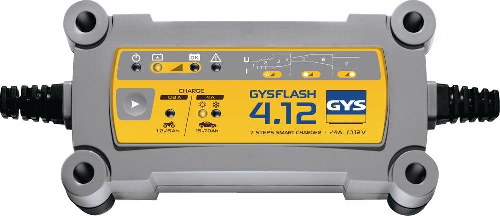 Batterieladegerät GYSFLASH 4.12 12 V 0,8-4,0 A
